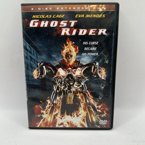 Ghost Rider 2-Disc Extended Cut DVD Movie Not Rated Marvel Widescreen Eva Mendes - Picture 1 of 4